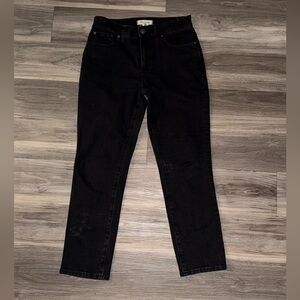 Madewell Black Mid-Rise Perfect Vintage Jean